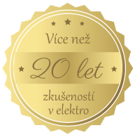 více než 20 let zkušeností v elektro